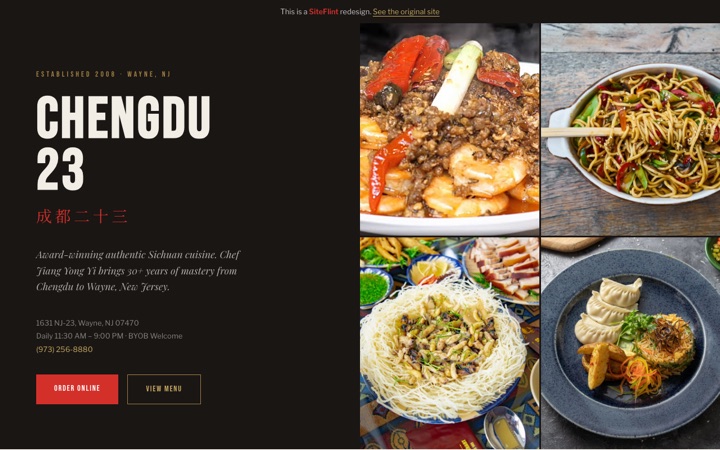 Chengdu 23 SiteFlint redesign