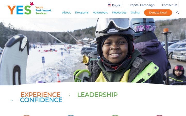 YES Kids original website